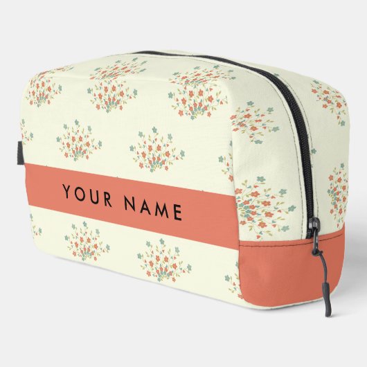 Blau und Rot, Rot, Ihr Name Waschbeutel (Rechte Ecke)