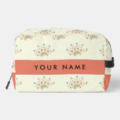 Blau und Rot, Rot, Ihr Name Waschbeutel (Rückseite)