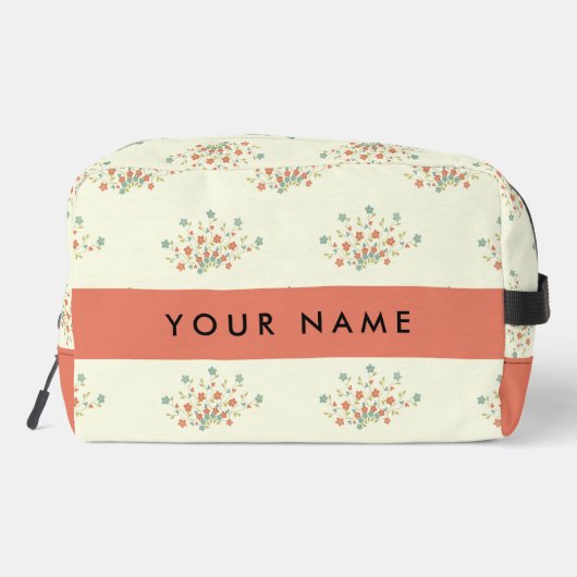 Blau und Rot, Rot, Ihr Name Waschbeutel (Rückseite)