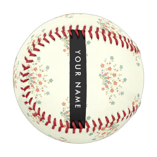 Blau und Rot, Schwarz, Ihr Name Baseball (Vorderseite Links)