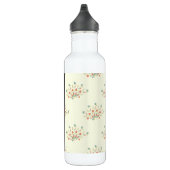 Blau und Rot, Schwarz, Ihr Name Edelstahlflasche (Rechts)