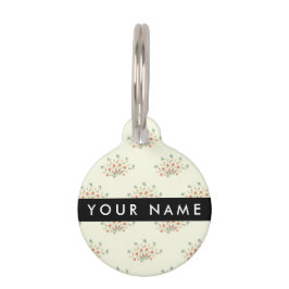 Blau und Rot, Schwarz, Ihr Name Haustiermarke