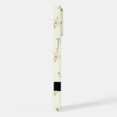 Blau und Rot, Schwarz, Ihr Name iPhone Hülle (Rechte Seite)