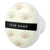 Blau und Rot, Schwarz, Ihr Name Keramikknauf (Rechts)