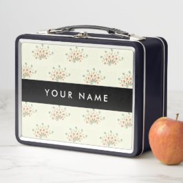 Blau und Rot, Schwarz, Ihr Name Metall Brotdose