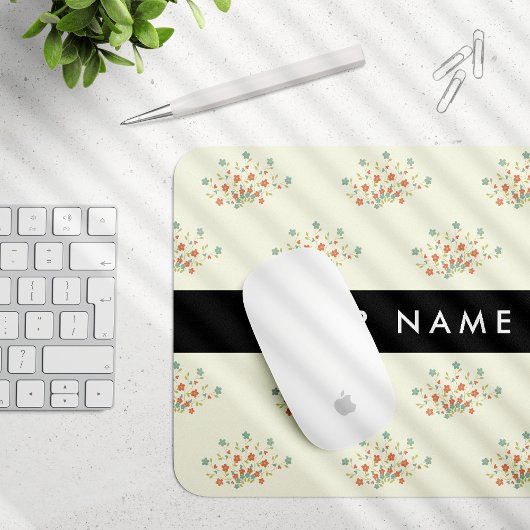 Blau und Rot, Schwarz, Ihr Name Mousepad
