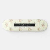 Blau und Rot, Schwarz, Ihr Name Skateboard (Horizontal)