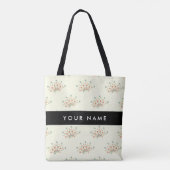 Blau und Rot, Schwarz, Ihr Name Tasche (Rückseite)