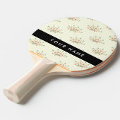 Blau und Rot, Schwarz, Ihr Name Tischtennis Schläger (Vorderseite)