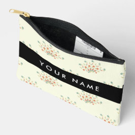 Blau und Rot, Schwarz, Ihr Name Zubehörtasche