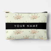 Blau und Rot, Schwarz, Ihr Name Zubehörtasche (Vorderseite)