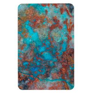 Blau und Rot Shattuckit Magnet