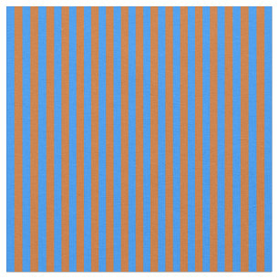 Blau und Schokolade Streifen/Muster der Linse Stoff