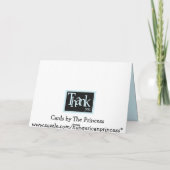 Blau und Schwarz Danke (Rückseite)