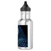 Blau und Schwarz Edelstahlflasche (Rechts)