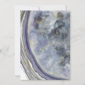 Blau und Schwarz Einladung (Vorderseite)