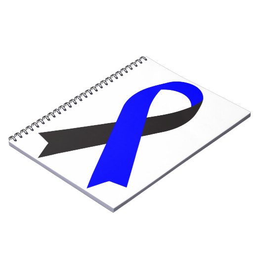 Blau und Schwarz im Gedächtnis der Männer Loved On Notizblock (Linke Seite)