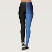 Blau und Schwarz Leggings (Rückseite)