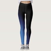 Blau und Schwarz Leggings (Vorderseite)