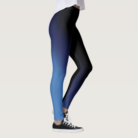Blau und Schwarz Leggings (Rechts)