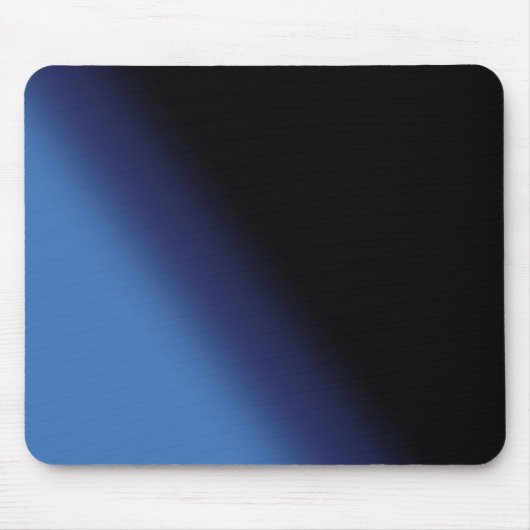 Blau und Schwarz Mousepad (Vorne)