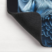 Blau und Schwarz Mousepad (Ecke)