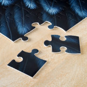 Blau und Schwarz Puzzle (Seite)