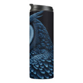 Blau und Schwarz Thermosbecher (Nach rechts gedreht)