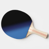 Blau und Schwarz Tischtennis Schläger (Seitenansicht)