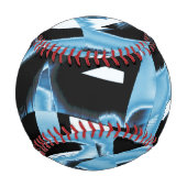 Blau- und schwarze Schrotte oder Klebeband zerstör Baseball (Vorderseite)