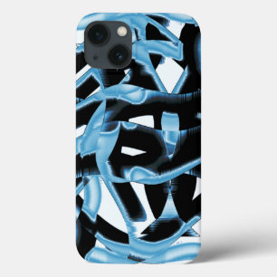 Blau- und schwarze Schrotte oder Klebeband zerstör Case-Mate iPhone Hülle