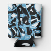 Blau- und schwarze Schrotte oder Klebeband zerstör Dosenkühler (Vorderseite)