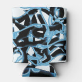 Blau- und schwarze Schrotte oder Klebeband zerstör Dosenkühler (Rückseite)