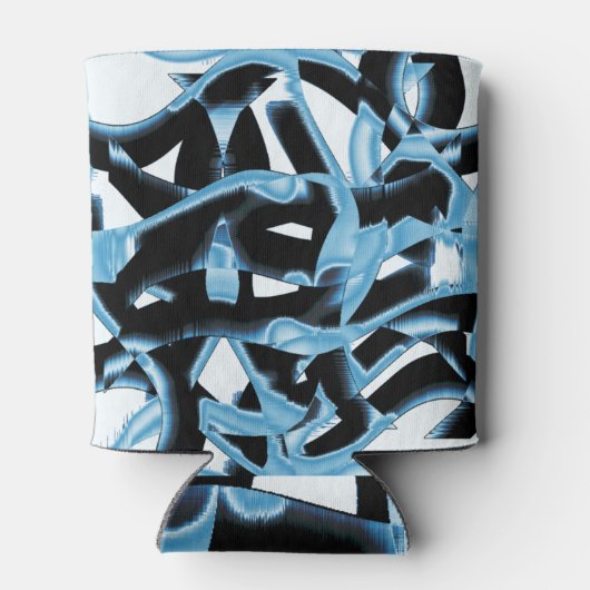 Blau- und schwarze Schrotte oder Klebeband zerstör Dosenkühler (Rückseite)