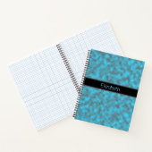 Blau und Schwarze Wolke Notizblock (Innenseite)