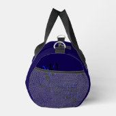 Blau und schwarzer Haruto-Name, Duffle Bag (Rechts)
