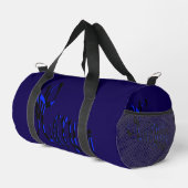 Blau und schwarzer Haruto-Name, Duffle Bag (Rechte Ecke)