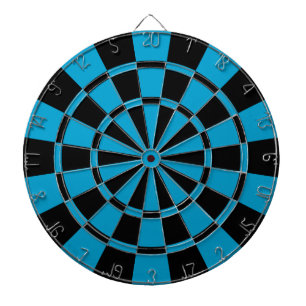 Blau und Schwarzes Dartscheibe