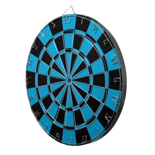 Blau und Schwarzes Dartscheibe (Vorderseite rechts)