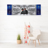 Blau und Silber, Kirchenbanner für jeden Anlass Banner (Insitu)