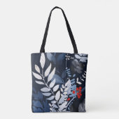 Blau und Silber Tasche (Rückseite)