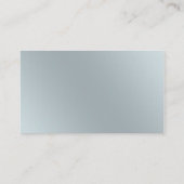 Blau- und Silbergraue Hochzeiten-Platzkarten Platzkarte (Rückseite)