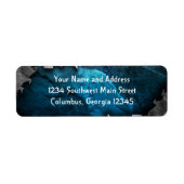 Blau- und Silbergrundel-/Steindesign (Vorne)