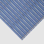 Blau- und Silberstreifen Seidenpapier (Ausschnitt)