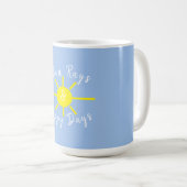Blau und sonnig kaffeetasse (VorderseiteRechts)