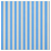 Blau- und Tan-Farblinien/Streifen-Muster Stoff (Muster)