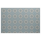 Blau und Tan Mandala Intricate Geometrisches Muste Stoff (Fat Quarter (45,7 x 55,9 cm))