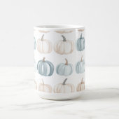 BLAU- UND TAN-WASSERFALL-PUMPKINE KAFFEETASSE (Mittel)