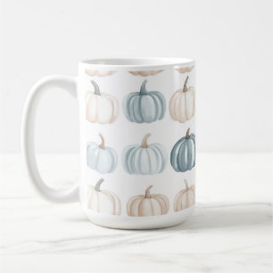 BLAU- UND TAN-WASSERFALL-PUMPKINE KAFFEETASSE