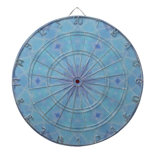 Blau und Türkis Dartscheibe (vorne)